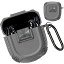 【CIOODDW 】Bose QuietComfort Ultra Earbudsケース 対応 Bose QuietComfort Earbuds II 360 全方位保護カバー軍用TPU素材 分離式 防水 キズ防止 耐衝撃 軽量 収納 カラビナ付き(グレー)