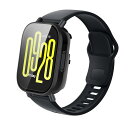 【送料無料】For Redmi Watch 5 Active 用 ケース カバー【KONXISA】スマートウォッチ ケース+フィルム 一体型(PCケース+強化ガラスフ)着脱簡単 高透過率 擦り傷防止 衝撃吸収 装着充電可能 全面保護(ブラック)