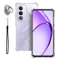 For OPPO A3 5G/A3 Pro 5G 用 ケース カバー【KONXISA】軽薄型 TPU クリア スマホ ケース リングブラケット スタンド機能 バンパーカバー レンズ保護 耐久性 耐衝撃 全面保護カバー 携帯カバー 傷つけ防止 黄ばみ防止 指紋防止 スマホケース(クリア)