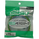 ニトムズ プロセルフ 軽包装用PEクロステープ 緑 15mm×10m J6812