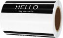 Hybsk 名札シール 服に貼る 名前シール ネームシール hello...(3)