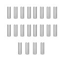 ChasCoCoダウエルピン 2 x 10mm 20個入りノックピン 304ステンレス ダボ 棚ダボ 棚受ダボ 差し込みタイプ ストレート シェルフサポートピン 棚受け用 金属製 円筒棚