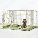 Rshtong 犬 ケージ 犬用サークル ペットケージ 犬 ゲージ 屋根付き 幅84×奥行61×高さ56cm ペットサークル 小型犬 中型犬 ペット用品 ドッグ...