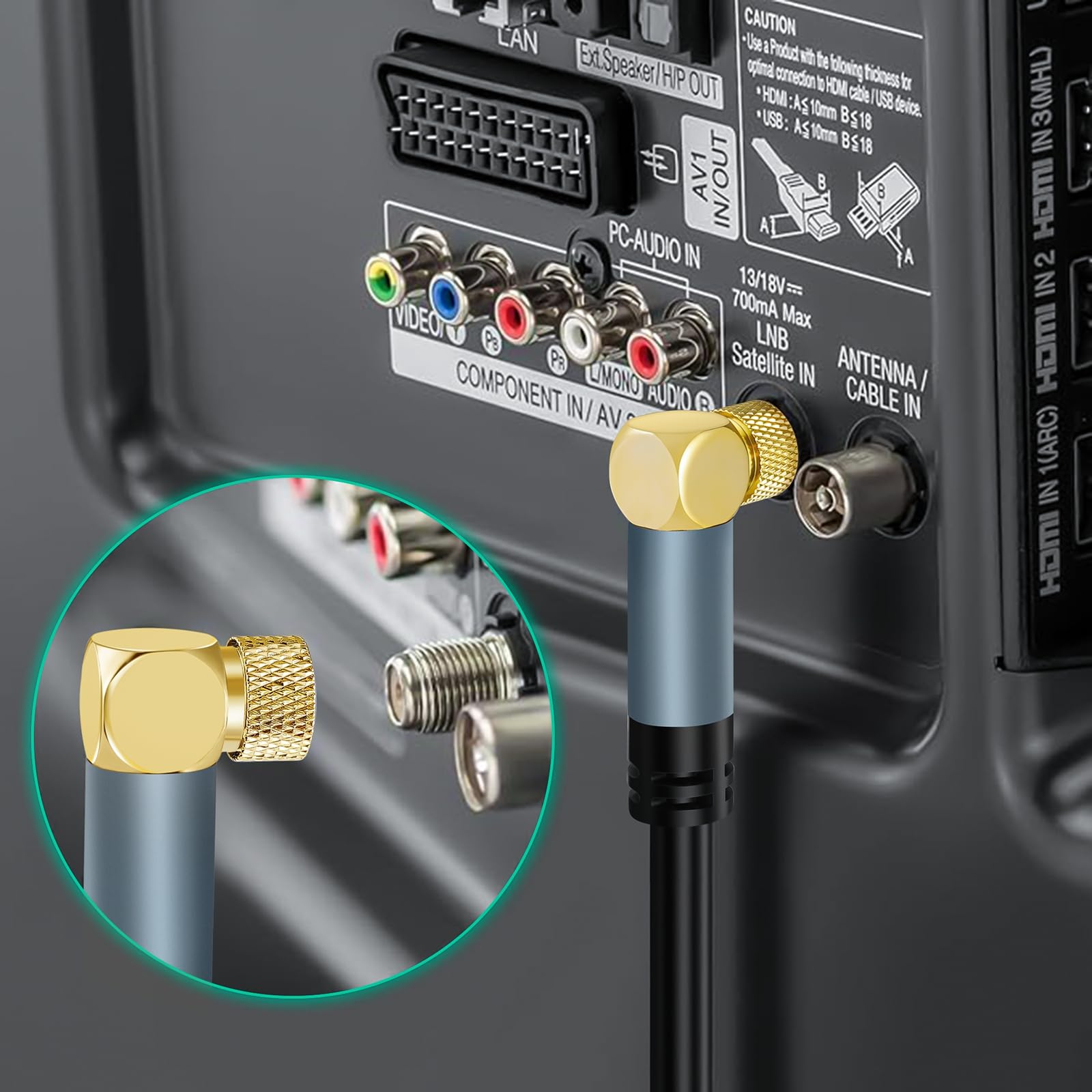 ������̵����Thzzhnno �ƥ�ӥ���ƥ� �����֥� 2M�� ξü F�� L�� �ͥ���-���ȥ졼�ȥͥ�����HDTV��CATV��DVB-T2/C/S�������֥��ǥࡢ�饸����������������Ʊ����������