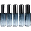 TOAURDA 香水 アトマイザーミ詰め替えボトル ?瓶 香水噴霧器【10ml 5個入り 】漏れない ミニボトル ガラス製 スプレーボトル 化粧水液体分注収納 旅行 通勤 出張 携帯用 男女兼用