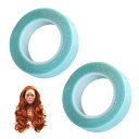 【送料無料】TVETE かつら 両面テープ ヘアエクステンションテープ ウィッグ テープ 【2個入り】ウィッグ用テープ 目に見えないテープ 強力両面テープ 防水...