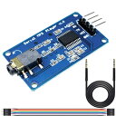 Youmile YX5300UARTコントロールシリアルMP3ミュージックプレーヤーモジュールサポートMP3 / WAVマイクロSD/SDHCカード(for Arduino用/AVR/ARM/PIC用オーディオラインDuPontケーブル付き)