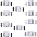 Youmile10個ESP8266シリアルワイヤレスWiFiモジュールアダプタープレート開発ボードESP-07ESP-08 ESP-12