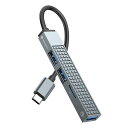 USB ハブ Yottamaster 4 ポート USB 3.0*1 ハブ 2.0*2 ハブ スプリッター 1*TF カード リーダー ラップトップ、iMac Pro、MacBook、Mac、PC、U ディスク用 マルチポート ミニ USB アダプター エクスパンダー アルミニウム シェル付き スリム ポータブル