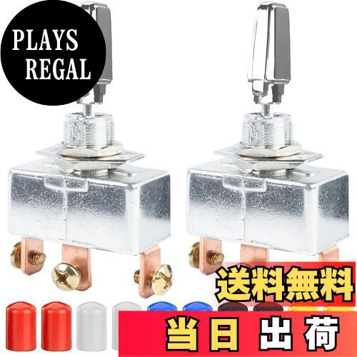 【送料無料】Xiatiaosann 2 個重い義務トグル スイッチ DC 12 v 50 a 自己ロック スイッチ オン/オフ/..