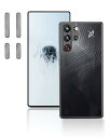 For Redmagic 10 Pro/10 Pro+ 用 ケース カバー + 4枚防塵ネット【KONXISA】軽薄型 TPU スマホ ケース バンパーカバー レンズ保護 耐久性 耐衝撃 全面保護カバー 携帯カバー 傷つけ防止 指紋防止 スマホケース(クリア)