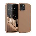 【送料無料】kwmobile スマホケース Apple iPhone 13 mini対応 ケース - TPU リキッド シリコン カバー - 耐衝撃 傷防止 サラサラ Case