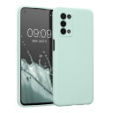 【送料無料】kwmobile スマホケース Oppo A74 (5G) / A54 (5G)対応 ケース - スマートフォン 耐衝撃 TPU シリコン クール ミント