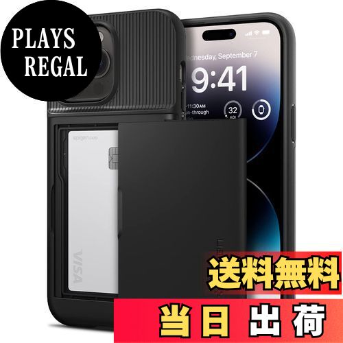 ̵Spigen iPhone14Pro   Ģ Ǽ 2Ź¤ Ѿ׷ ƷMILʼ ɻ IC  ݥå ѥ ࡦޡ CS ACS04980 (֥å)