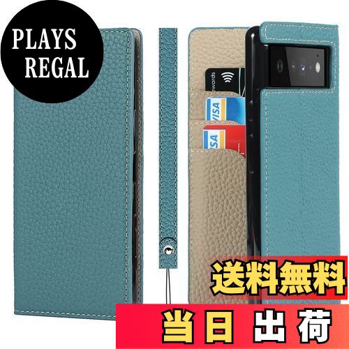 【送料無料】Sailortech Google Pixel 6 ケース手帳型 ピクセル 6 ケース 財布型 ライチ紋様 本革レザー Pixel 6 ケース Pixel 6 ケース 手帳型 指紋防止 カード収納 収納付き 横置きスタンド機能 本革ケース（弱磁）衝撃吸収 全面保護 耐久性 使いやすい 耐衝撃 防塵 Google