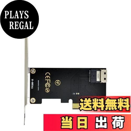 【送料無料】Cablecc PCI-E 4XからU.2 U2キット SFF-8639 から SFF-8654 Slimline SAS NVME PCIe SSD アダプター メインボード用