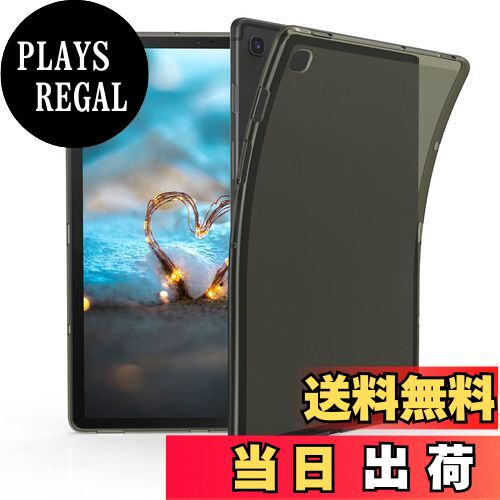 【送料無料】kwmobile タブレットケース Samsung Galaxy Tab S5e対応 ケース - タブレットカバー TPU シリコン 保護 黒色/透明