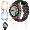 【送料無料】FIVOF2枚保護ケース+2枚液晶保護フィルム対応Garmin(ガーミン) Approach S62専用ケース ガーミン Approach S62 カバー ソフト TPU材質 ぴったり対応 擦り傷防止 軽量 防衝撃 Garmin Approach S62 保護ケース バンパー