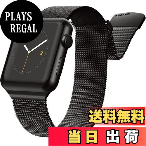 【送料無料】【RAPTIC】 Apple Watch 8 SE2 7 45mm & 44mm 42mm SE & Series 7 / 6 / 5 / 4 / 3 / 2 / 1 対応 バンド ステンレス メッシュ ミラネーゼループ × レザー ベルト マグネット 無段階調整 ステンレスバンド [ アップルウォッチ8 アップルウォッチ7 アップルウォッ
