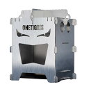 【送料無料】OneTigris ROCUBOID ミニ焚き火台 ソロストーブ スマートグリル ウッドストーブ 組立簡単 アウトドア キャンプ 軽量 コンパクト 折りたたみ 収納バッグ付き (悪魔の顔)