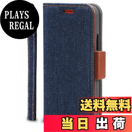 【送料無料】【Corallo】 iPhone12Pro / iPhone12 対応 ケース 手帳型 デニム 生地 ストラップ 付き 携帯ケース マグネット 式 薄型 手帳 レザー カバー カード 収納 スタンド 付 スマホケース [ iPhone12 Pro/iPhone 12 / アイフォン12プロ / アイフォン12 対応 ] NU JEANS