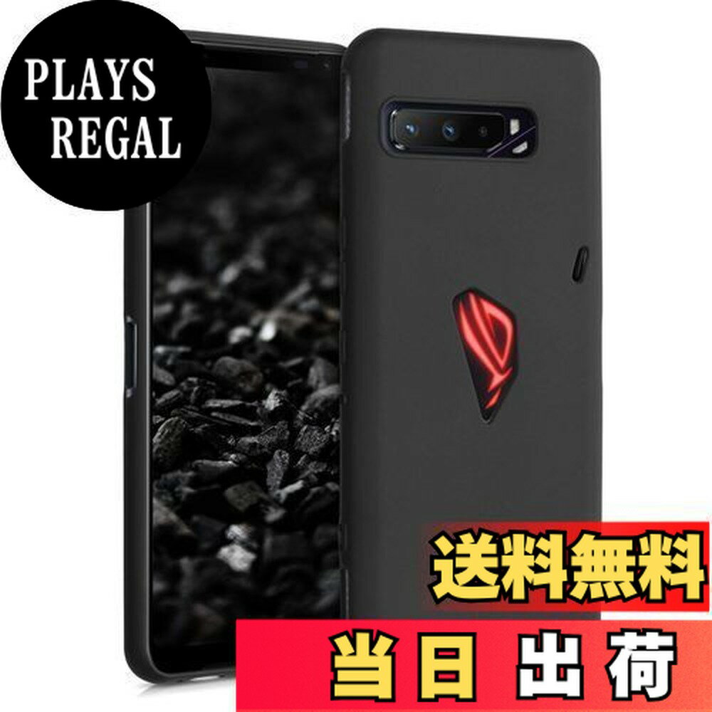 【送料無料】kwmobile スマホケース ASUS ROG Phone 3 (ZS661KS)対応 ケース - 耐衝撃 滑り止め ソフト TPU シリコン - 黒色マット