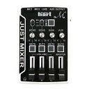 Maker hart Just Mixer M 4チャンネルマイクミキサー/USB オーディオ入力出力対応可能 (シンプル, ブラック)