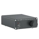 Fosi Audio V1.0 オーディオアンプ2チャンネル ステレオHiFiデジタルアンプ パワーアンプ TPA3116ミニ クラスDアンプ 50 W*2 ホームスピーカー用(電源付き) (黒色)