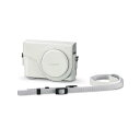 SONY デジタルカメラケース ジャケットケース Cyber-shot DSC-WX350/WX300用 ホワイト LCJ-WD/W