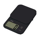 【送料無料】ドリテック(dretec) デジタルスケール 日本メーカー 3kg/1g単位 風袋引き 大画面 キッチンスケール 計り 料理 ブラック