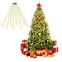 【送料無料】Etopgo LED イルミネーションライト クリスマスツリー ライト 280球 2mX8本 クリスマス飾りライト ストリングライト 8種類モード ...