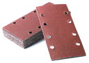 IROKCAKPT オービタルサンダー ペーパー マジック式 #240番 93x186mm 電動サンダー用ペーパー(40枚入)電動オービタルサンダー 木工DIY作業に