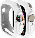 【送料無料】Miimall 対応Apple Watch Ultra 49mm専用ケース アップルウォッチ Ultra 49mm スクラブカバー シンプル シリコン材質 擦り傷防止 防衝撃 Apple Watch Ultra 49mm 保護カバー(ホワイト|49mm)