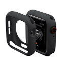 【送料無料】Miimall 対応Apple Watch 7/8 41mm専用ケース アップルウォッチシリーズ 8 スクラブカバー シンプル シリコン材質 擦り傷防止 防衝撃 Apple Watch 8 保護カバー(ブラック|41mm)