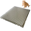 【送料無料】ONESORA 猫よけシート 猫よけとげマット 透明 【16枚入り】 室内屋外兼用 猫犬侵入 フン害防止
