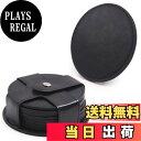 【送料無料】TOSSOW コースター PU 収納ケース付き コースター 滑り止め 耐熱パッド おしゃれ コースター 円形 8個セット(ブラック)