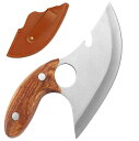 Irai Utaki ボーニングナイフ アウトドア 包丁 刃渡り125mm 栓抜き付 肉切り 筋切り 骨スキ 肉、魚、野菜の切るに適すナイフ 鍛造 ステンレス ...