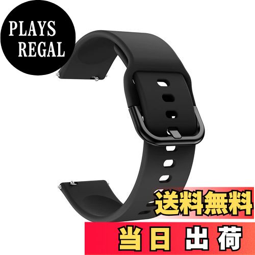 【送料無料】[SHEAWA] Amazfit GTS 4 mini用 バンド ベルト GTS 2 mini 交換バンド 交換ベルト シリコン製 スポーツバンド アクセサリー (ブラック)