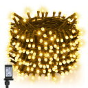 【送料無料】Dalugo LED イルミネーションライト ストリングライト ストレート クリスマスツリーライト 20M 200LED 複数連結可 8点灯モード 記憶/タイマー機能 クリスマス飾り/電飾 屋外 IP44防水 キャンプ用 フェアリーライト ガーデンライト 室内 ハロウィン/パーティー 会