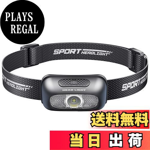 【送料無料】ヘッドライト USB充電式 高輝度 LED ヘッドライト 5種点灯モード 赤＆白ライト SOS点滅 頭につけ ヘッドランプ 防水防塵 60°角度調整可 夜釣り 最適 登山 キャンプ 散歩 作業 釣り アウトドア 災害 停電用 小型 40g超軽量 ヘッド ライト…