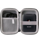 【送料無料】waiyu JP収納ケース互換の シャープ (SHARP)プラズマクラスター イオン発生機 25000 IG-NM1S 保護 キャリングケース 収納ケース. (黒)