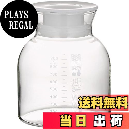 【送料無料】iwaki(イワキ) 耐熱ガラス フルーツ & ビネガー 1L T7314V-W