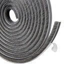 【送料無料】YINKE 隙間テープ すきまモヘアテープ 毛足長い 超ロングサイズ 10m×7mm×12mm 虫よけすき間テープ 網戸用 玄関 ドア用 窓用 隙間対策 (グレー)