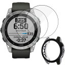 【送料無料】Miimall【TPUカバー+フイルム*2】コンパチブルGarmin Fenix 7 ケース TPU材質 ガーミン Fenix 7 シート 落下防止 衝撃吸収 保護カバー 指紋防止 簡単貼付 軽量 高透過率 保護フィルム Fenix 7 保護バンパー フィルム(ブラック)