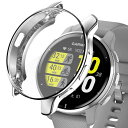 【送料無料】Miimall 対応GARMIN (ガーミン) Venu 2 Plus専用ケース GARMIN (ガーミン) Venu 2 Plusカバー ソフト ぴったり対応 擦り傷防止 防衝撃 高透過率 TPU材料 全面保護 滑り防止 GARMIN Venu 2 Plusバンパー(シルバー)