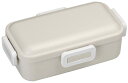 【送料無料】スケーター(Skater) 抗菌 ふんわり盛れる ドーム型フタ 弁当箱 530ml くすみグレー 日本製 PFLB6AG-A