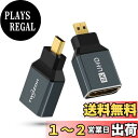 【送料無料】Twozoh 8K Micro HDMIアダプター (2個パック) 2.1 マイクロ HDMIオス-標準HDMIメスアダプター コンバーター 8K@60Hz、4K@144Hz、2K@240Hz 適格請求書発行可