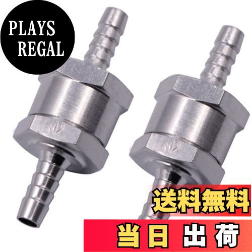 【送料無料】Bestgleワンウェイバルブ 8mm エア燃料油 逆止弁 アルミ合金 チェックバルブ チェック弁耐腐食性 2個入り非戻り燃料ライン油ガソリンディーゼル水ワンウェイバルブチェック