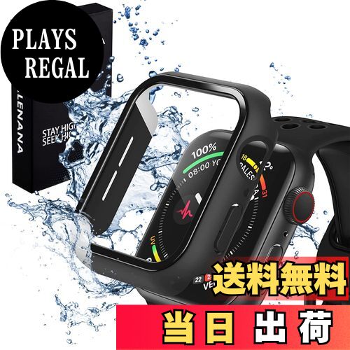 【送料無料】TALENANA Apple Watch 用 防水ケース series3/2/1 42mm アップルウォッチ保護カバー ガラスフィルム 一体型 防水 防塵 PC素材 タッチ感良好 アップルウォッチ 用 カバー 全面保護 高透過率 指紋防止 衝撃吸収 ブラック