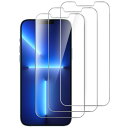 【送料無料】JEDirect iPhone13ProMax 6.7インチ専用 13 Pro Max強化ガラス 液晶保護フィルム 3枚セット